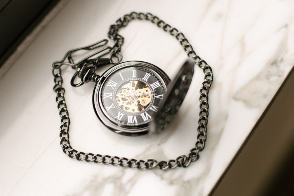 Vintage Pocket Watch for Groom Gift | The Majestic Vision Wedding Planning | The Addison Boca in Palm Beach, FL | www.themajesticvision.com | Starfish Studios