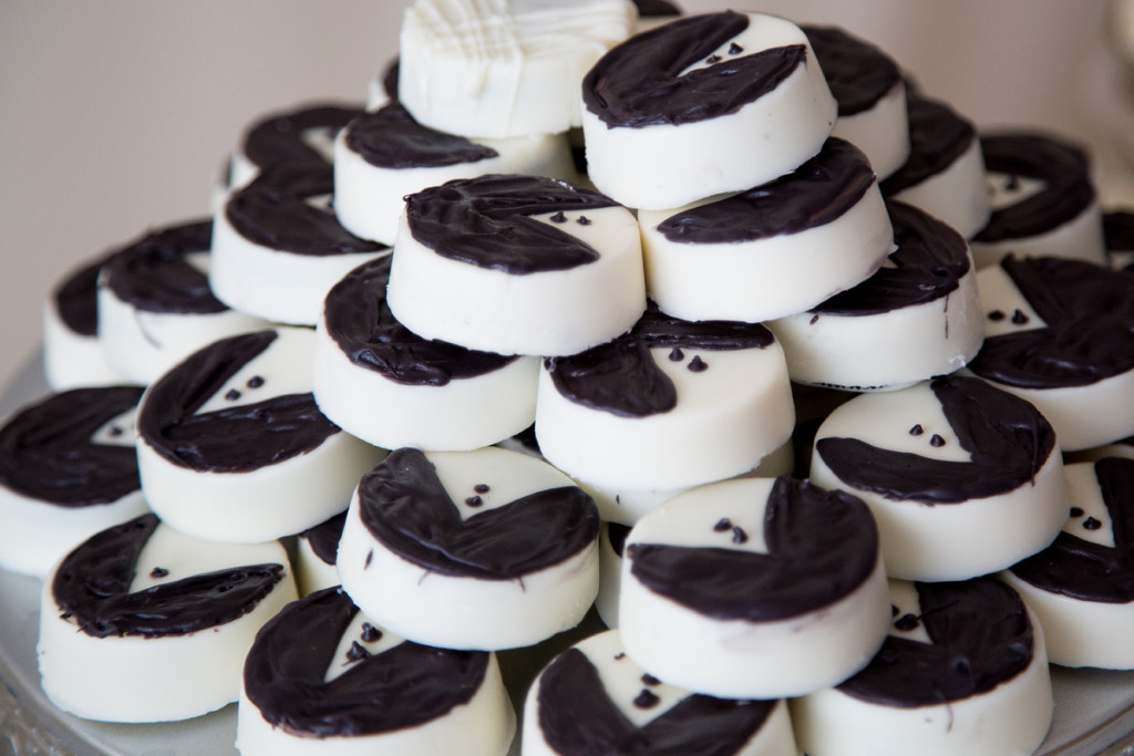 Fun Dessert Display with Chocolate Covered Oreos | The Majestic Vision Wedding Planning | Hilton Singer Island in Palm Beach, FL | www.themajesticvision.com | Michael Sterling Photography
