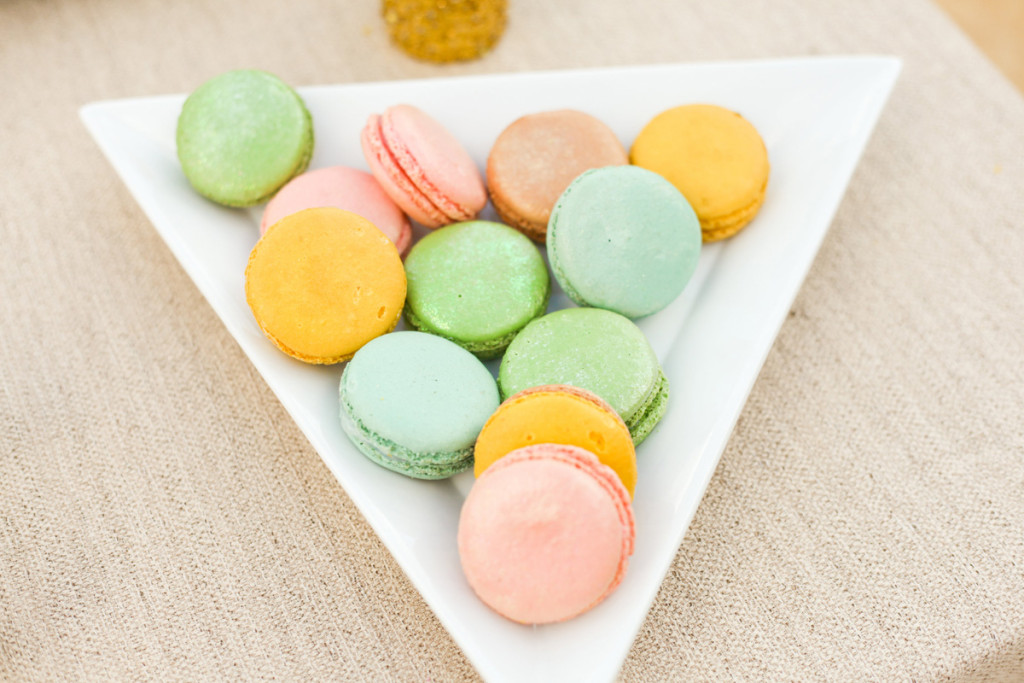 Delicious Yellow, Orange and Pink Macaroons | The Majestic Vision Wedding Planning | International Polo Club in Palm Beach, FL | www.themajesticvision.com | Krystal Zaskey Photography