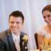 Bride and Groom Enjoying Toasts at Marriott Singer Island in Palm Beach, FL thumbnail