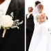 Romantic Bridal Bouquet with Blush Roses, White Roses and Dusty Miller at 32 East in Palm Beach, FL thumbnail