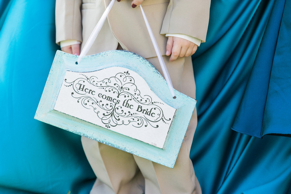Adorable Ring Bearer Sign | The Majestic Vision Wedding Planning | Sailfish Marina in Palm Beach, FL | www.themajesticvision.com | Chris Kruger Photography
