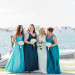 Elegant Bridal Party in Shades of Blue at Sailfish Marina in Palm Beach, FL thumbnail