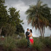 Elegant Bridal Portrait Under Palm Trees at PGA National in Palm Beach, FL thumbnail