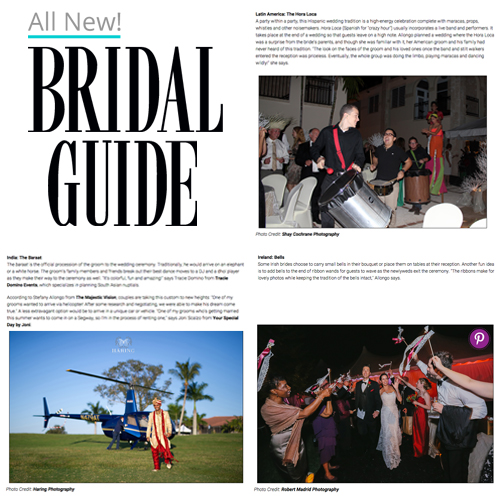 Fun Cultural Traditions to Include in Your Wedding on Bridal Guide | The Majestic Vision Wedding Planning | Palm Beach, FL and Milwaukee, WI | www.themajesticvision.com