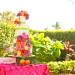 Elegant Lilly Pulitzer Inspired Wedding Cake with Orange, Yellow and Pink Flowers at The Colony Hotel in Palm Beach, FL thumbnail