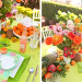 Elegant Lilly Pulitzer Inspired Wedding Tablescape with Orange, Yellow and Pink Flowers at The Colony Hotel in Palm Beach, FL thumbnail