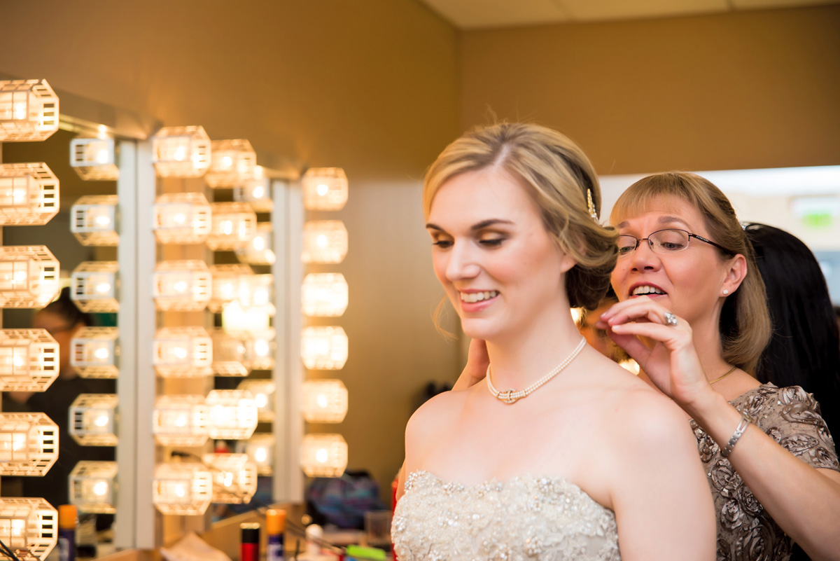 Lovely Bride Getting Ready | The Majestic Vision Wedding Planning | The Borland Center in Palm Beach, FL | www.themajesticvision.com | Enduring Impressions Photography