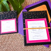 Kate Spade Inspired Modern Pink and Black Invitation Suite at Breakers West in Palm Beach, FL thumbnail