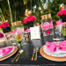 Kate Spade Inspired Modern and Elegant Pink, Gold and Black Glitter Wedding Tablescape at Breakers West in Palm Beach, FL thumbnail