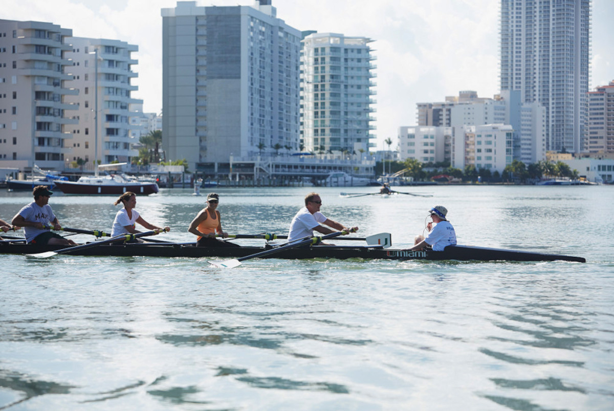 Memorial Row on Biscayne Bay for Rowing Coach | The Majestic Vision Wedding Planning | University of Miami in Coral Gables, FL | www.themajesticvision.com | Emily Allongo Photography