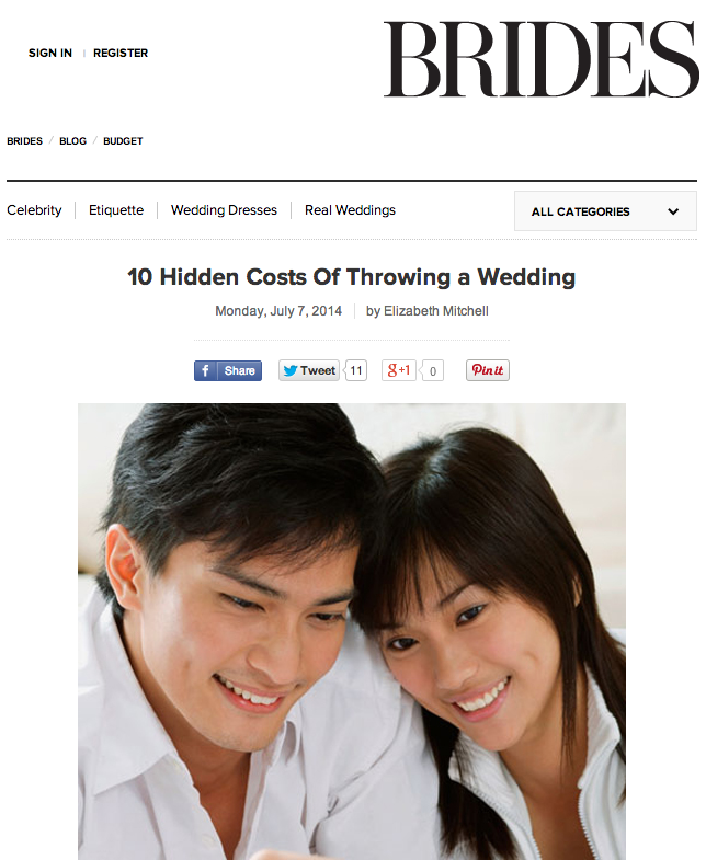 10 Hidden Costs of Throwing a Wedding on Brides.com | The Majestic Vision Wedding Planning | Palm Beach, FL and Milwaukee, WI | www.themajesticvision.com