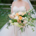 Elegant Bridal Bouquet with Cream, Blush and Pink Flowers at Rustic Manor in Milwaukee, WI thumbnail