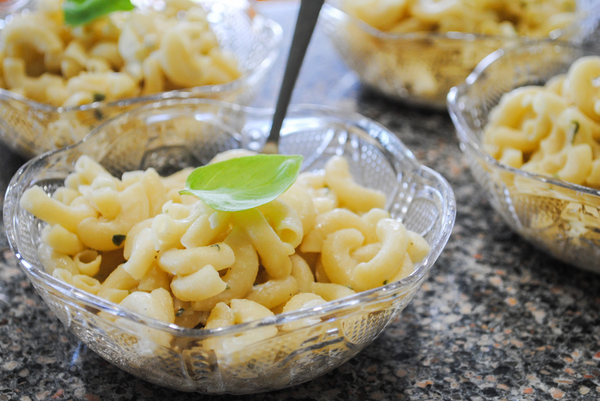 Lemon Basil Pasta Salad for Summer Solstice Party | The Majestic Vision Wedding Planning | Private Residence in Milwaukee, WI | www.themajesticvision.com